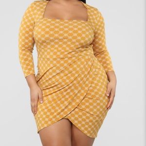 Spring Date 🍂 Fashion nova curve plus dress 3X 🌞